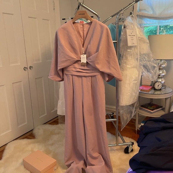 Dusty Rose Jumpsuit - Picture 1 of 5